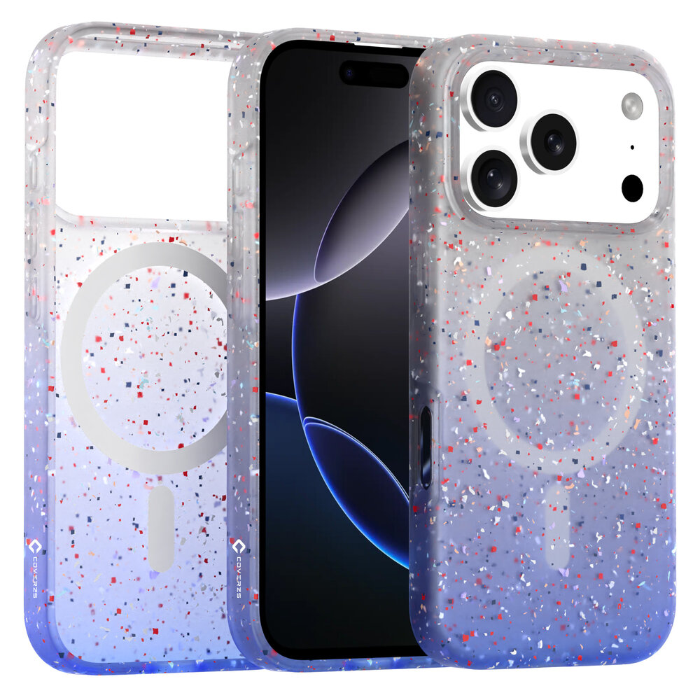 Coverzs Coverzs iPhone 17 Pro Max gerecycled MagSafe hoesje (blauw)