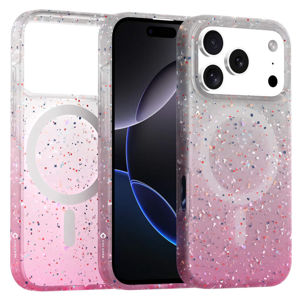 Coverzs Coverzs iPhone 17 Pro Max gerecycled MagSafe hoesje (roze)