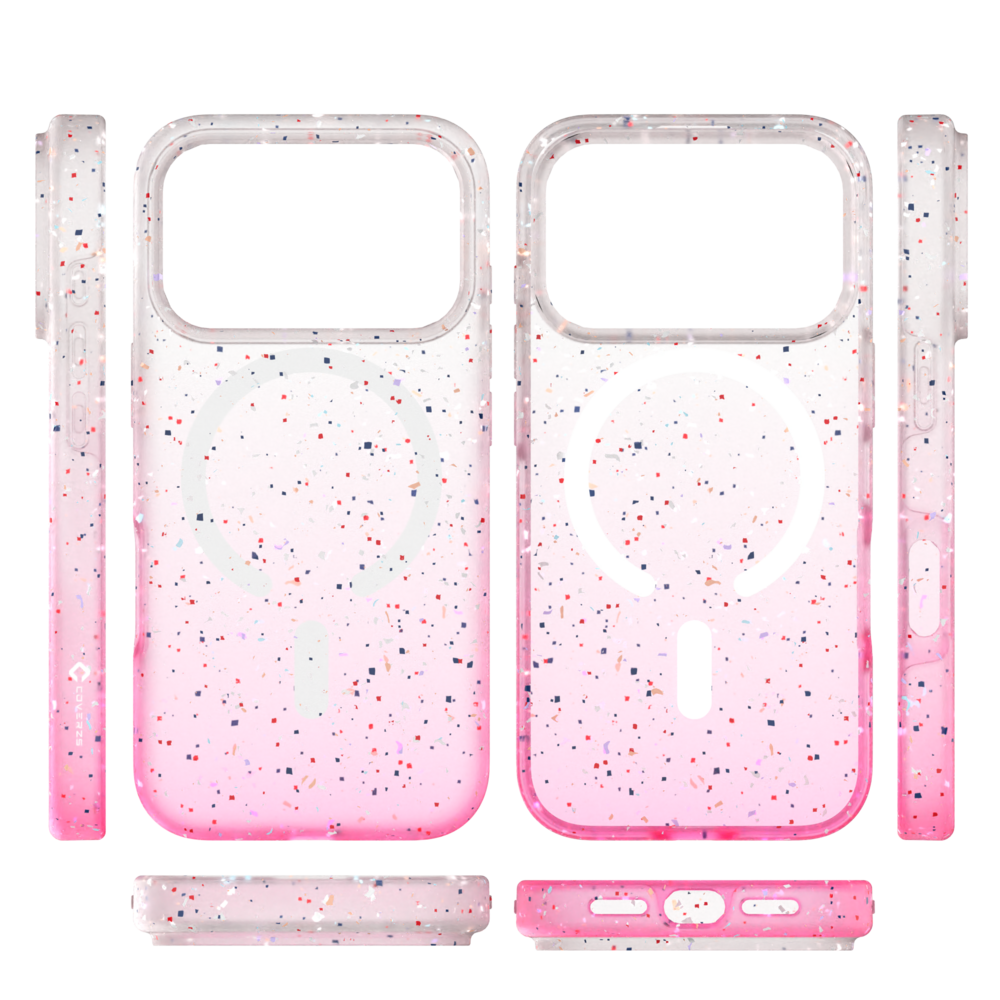 Coverzs Coverzs iPhone 17 Pro Max gerecycled MagSafe hoesje (roze)