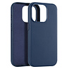 Coverzs Coverzs iPhone 15 Pro luxe leren MagSafe case (donkerblauw)