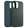 Coverzs Coverzs iPhone 16 Pro Max luxe leren MagSafe case (donkergroen)