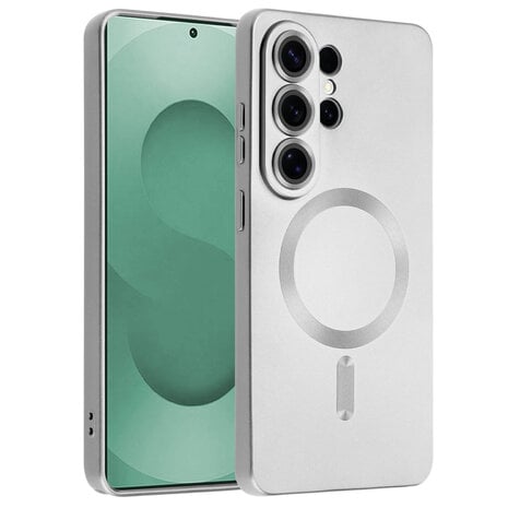 ShieldCase® ShieldCase Samsung Galaxy S26 Ultra MagSafe hoesje met lens protectie (zilver)