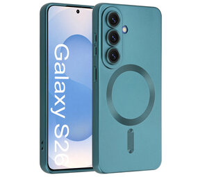 ShieldCase® Samsung Galaxy S26 Plus MagSafe hoesje met lens protectie (donkergroen)