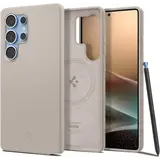 Spigen Spigen Samsung Galaxy S25 Ultra Silicone Fit MagFit  hoesje (titanium)