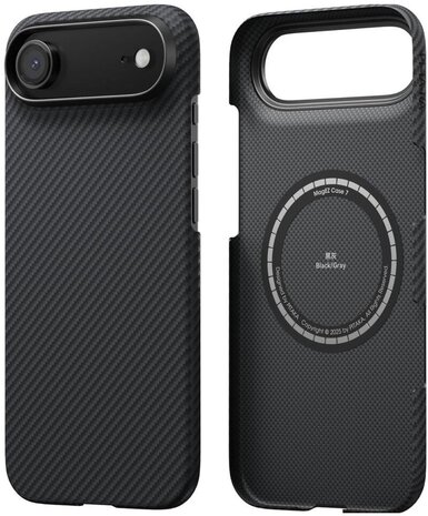 Pitaka Pitaka iPhone Air Ultra Slim MagSaf hoesje (zwart) Pitaka Pitaka iPhone Air Ultra Slim MagSaf hoesje (zwart)