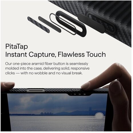 Pitaka Pitaka iPhone 17 Pro Max hoesje Ultra Slim MagSafe (zwart)