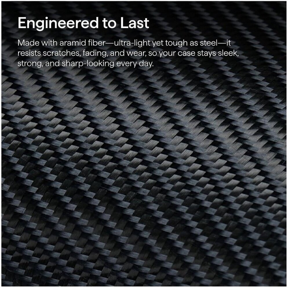 Pitaka Pitaka iPhone 17 Ultra Slim MagSafe Pro hoesje (zwart)