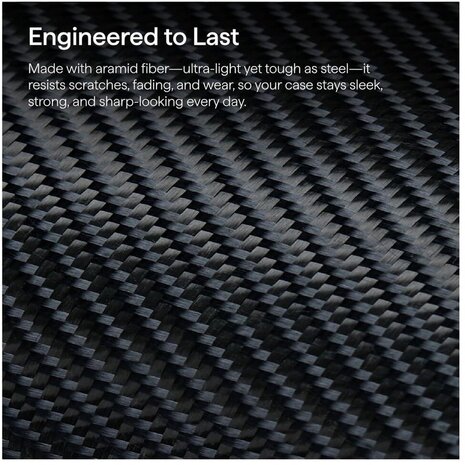 Pitaka Pitaka iPhone 17 Ultra Slim MagSafe Pro hoesje (zwart)