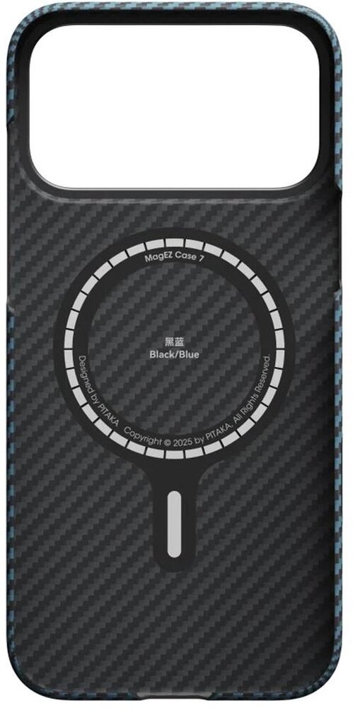 Pitaka Pitaka iPhone 17 Pro Ultra Slim MagSafe Max hoesje (blauw) Pitaka Pitaka iPhone 17 Pro Ultra Slim MagSafe Max hoesje (blauw)