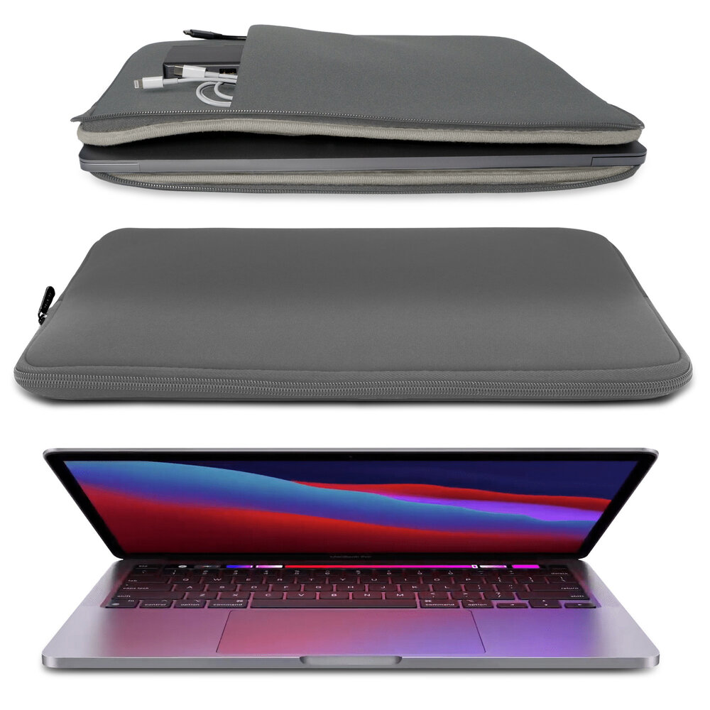 Coverzs Coverzs Laptophoes 13 Inch (grijs)