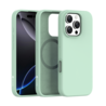 Coverzs Coverzs iPhone 16 Pro liquid siliconen MagSafe hoesje (groen)