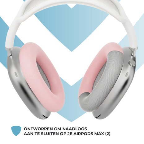 ShieldCase® ShieldCase Airpods Max siliconen oorkussens (roze)