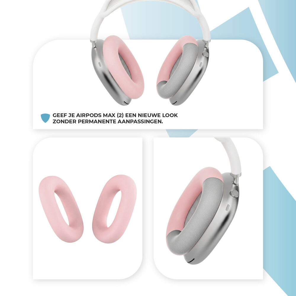 ShieldCase® ShieldCase Airpods Max siliconen oorkussens (roze)