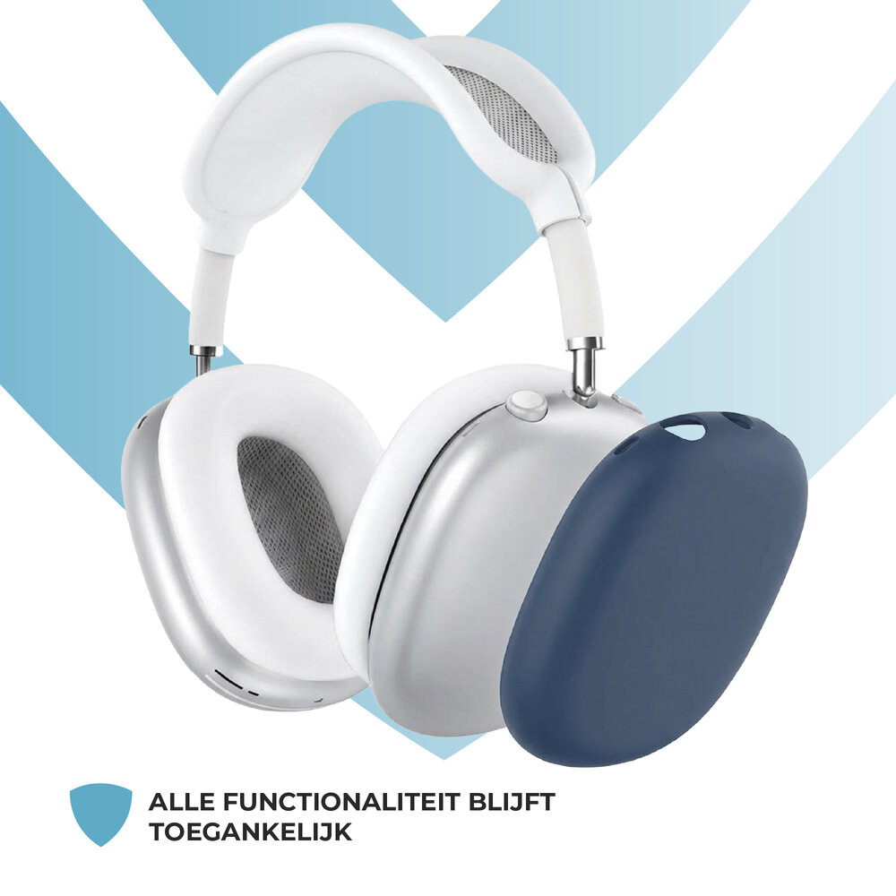 ShieldCase® ShieldCase Airpods Max siliconen covers (donkerblauw)