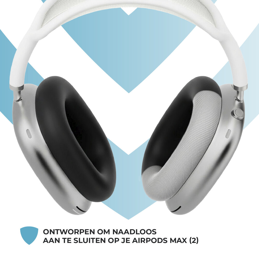 ShieldCase® ShieldCase Airpods Max 2 siliconen oorkussens (zwart)