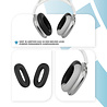 ShieldCase® ShieldCase Airpods Max 2 siliconen oorkussens (zwart)