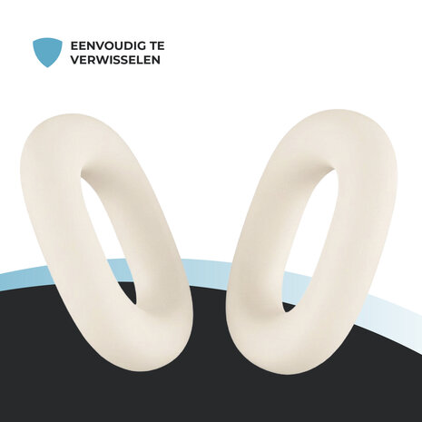 ShieldCase® ShieldCase Airpods Max 2 siliconen oorkussens (sterrenlicht)