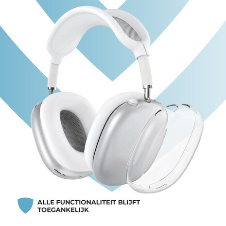 ShieldCase® ShieldCase Airpods Max 2 siliconen covers (transparant)