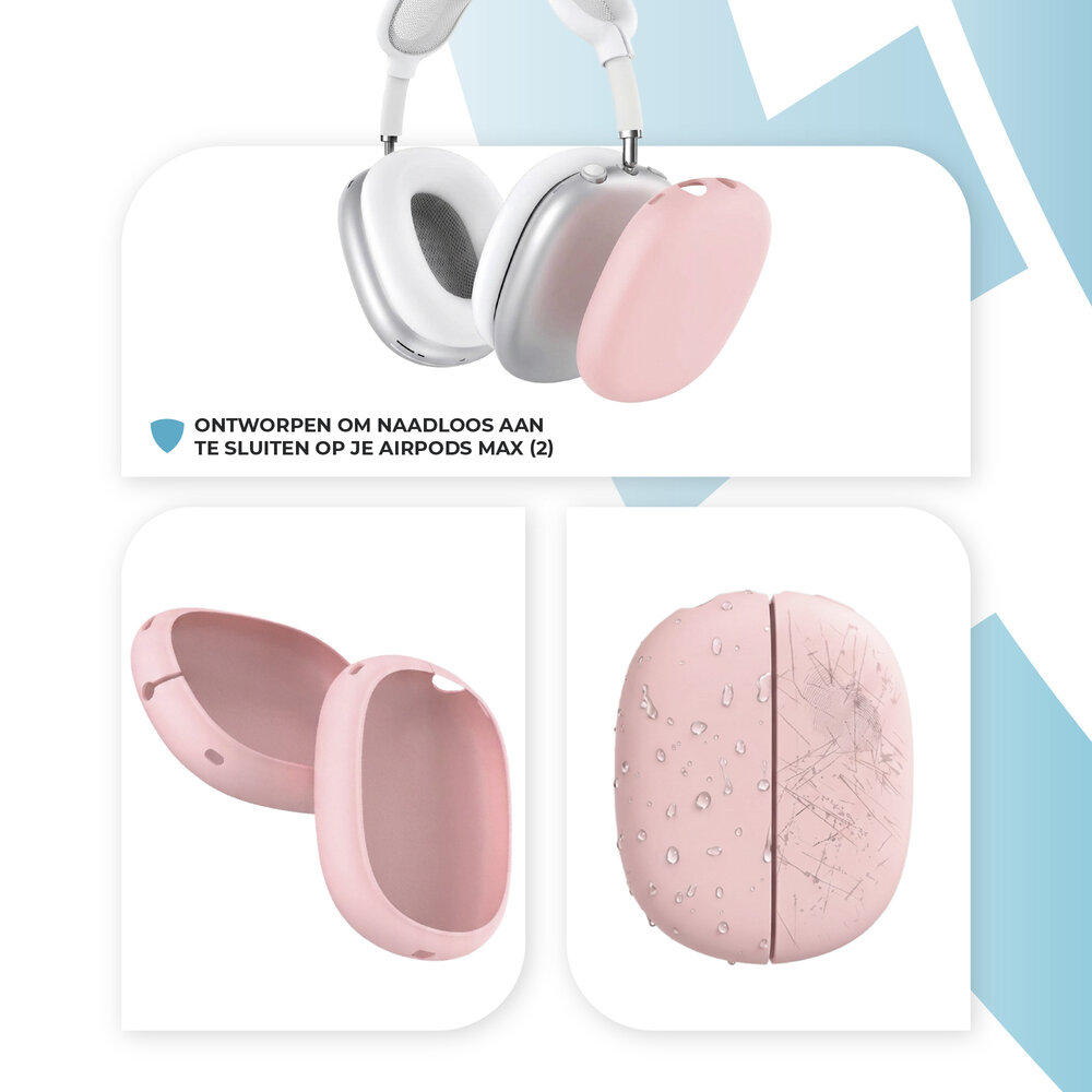 ShieldCase® ShieldCase Airpods Max 2 siliconen covers (roze)