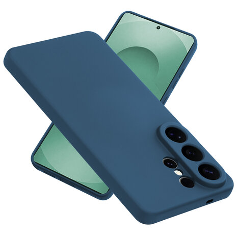 ShieldCase® ShieldCase Samsung Galaxy S26 Ultra siliconen hoesje (donkerblauw)