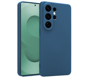 ShieldCase® Samsung Galaxy S26 Ultra siliconen hoesje (donkerblauw)