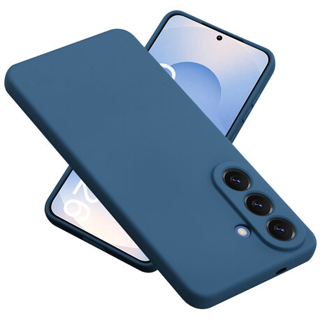 ShieldCase® ShieldCase Samsung Galaxy S26 siliconen hoesje (donkerblauw)
