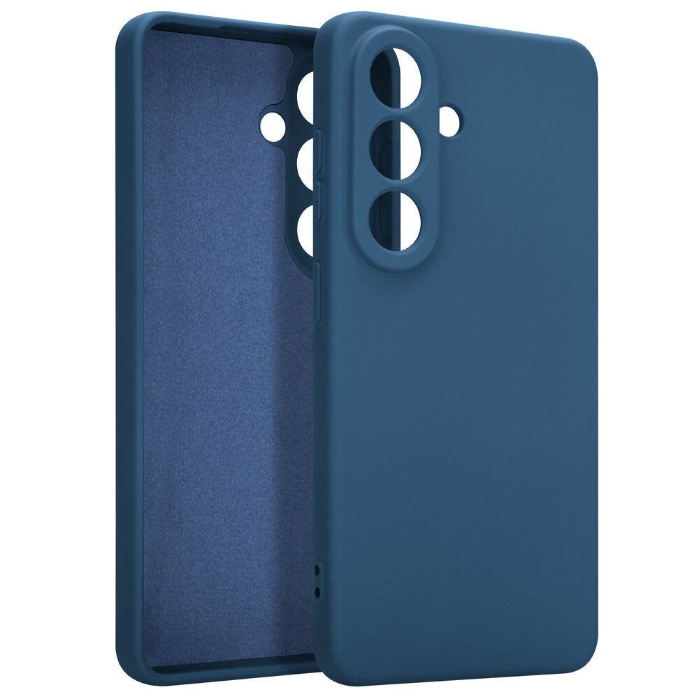 ShieldCase® ShieldCase Samsung Galaxy S26 siliconen hoesje (donkerblauw)