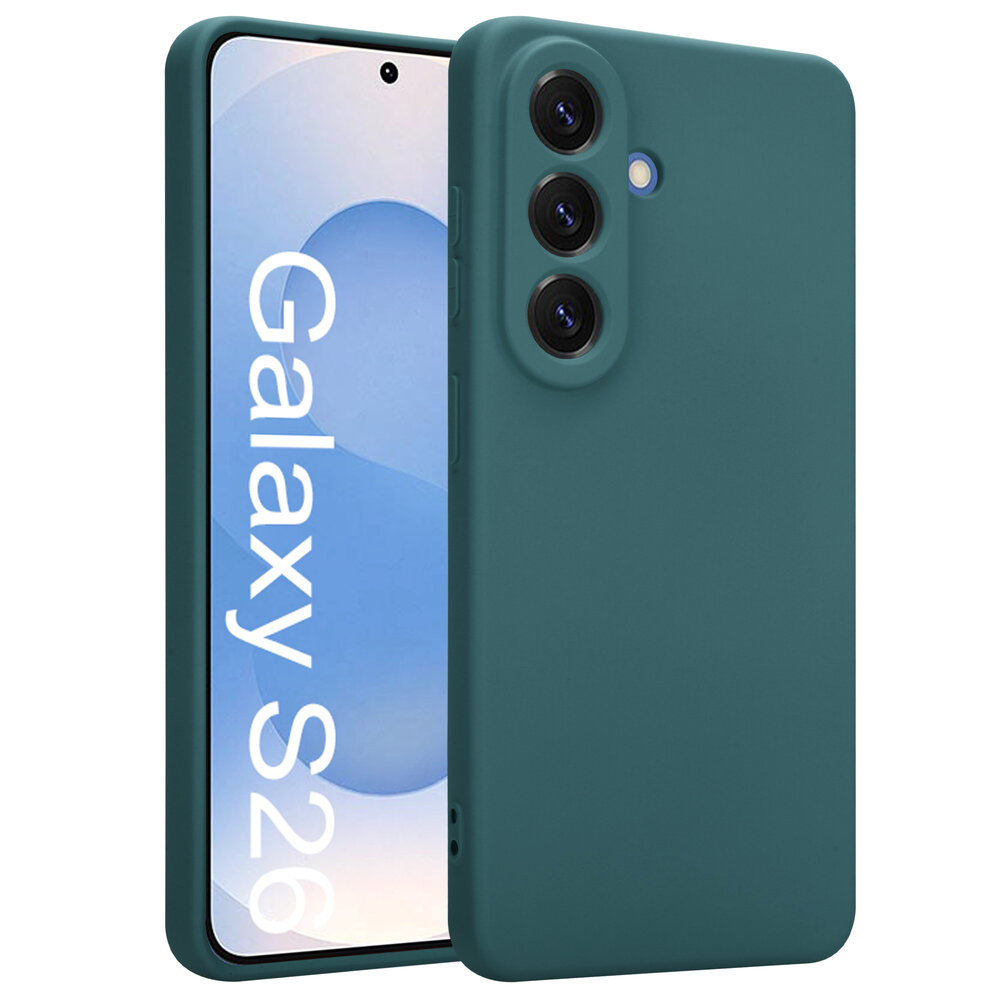 ShieldCase® ShieldCase Samsung Galaxy S26 siliconen hoesje (donkergroen)