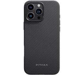 Pitaka Pitaka iPhone 16 Pro Ultra Slim MagSafe hoesje (zwart) Pitaka Pitaka iPhone 16 Pro Ultra Slim MagSafe hoesje (zwart)