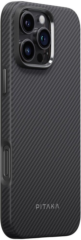 Pitaka Pitaka iPhone 16 Pro Ultra Slim MagSafe hoesje (zwart) Pitaka Pitaka iPhone 16 Pro Ultra Slim MagSafe hoesje (zwart)