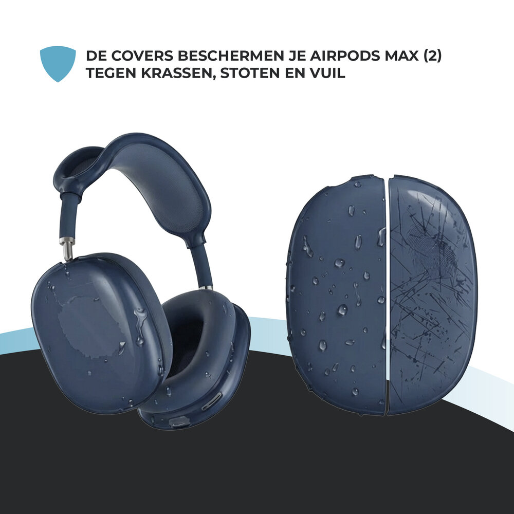 ShieldCase® ShieldCase Airpods Max TPU cover (donkerblauw)