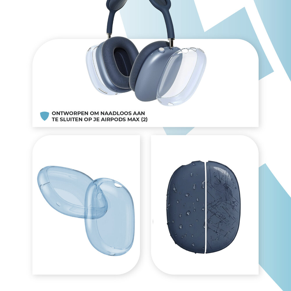 ShieldCase® ShieldCase Airpods Max TPU cover (donkerblauw)