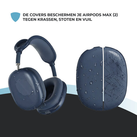 ShieldCase® ShieldCase Airpods Max 2 TPU cover (donkerblauw)