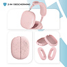 ShieldCase® ShieldCase Airpods Max 2 siliconen oorkussens & cover bundel (roze)