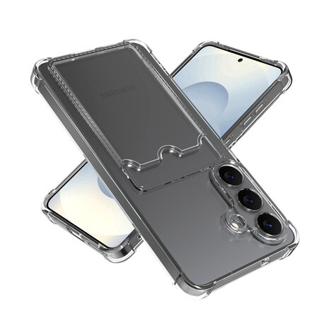 ShieldCase® ShieldCase Samsung Galaxy S26 TPU hoesje met pasjeshouder (transparant)