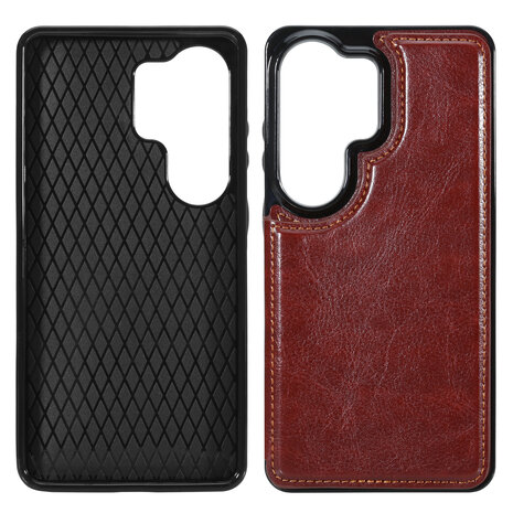 ShieldCase® Shieldcase Samsung Galaxy S26 Ultra wallet case (bruin)