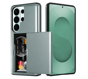 ShieldCase® Kaarthouder case met slide Samsung Galaxy S26 Ultra (donkergroen)