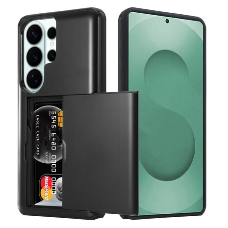 ShieldCase® ShieldCase Kaarthouder case met slide Samsung Galaxy S26 Ultra (zwart)