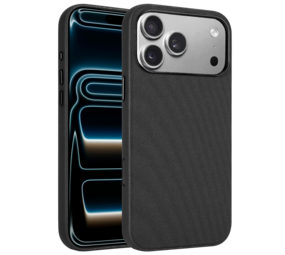 Coverzs iPhone 17 Pro Woven MagSafe hoesje (zwart)