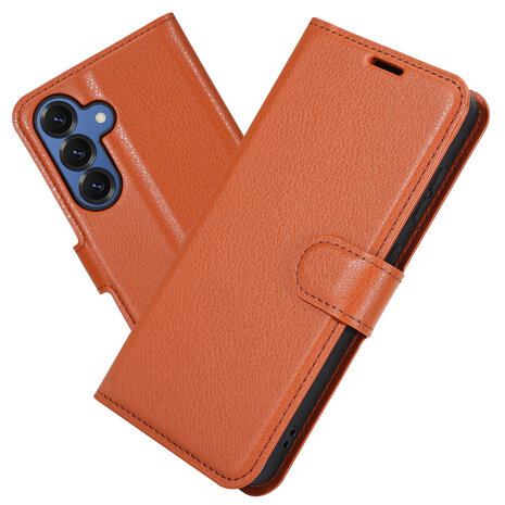 ShieldCase® ShieldCase Samsung Galaxy S26 Plus bookcase (bruin)