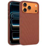 Coverzs iPhone 17 Pro Woven MagSafe hoesje (oranje)