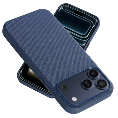 Coverzs Coverzs iPhone 17 Pro Max Woven MagSafe hoesje (blauw) Coverzs Coverzs iPhone 17 Pro Max Woven MagSafe hoesje (blauw)