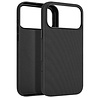 Coverzs iPhone 17 Pro Max Woven MagSafe hoesje met telefoonkoord (zwart)
