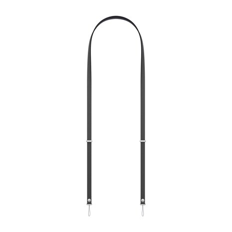 Coverzs iPhone 17 Pro Max Woven MagSafe hoesje met telefoonkoord (zwart)