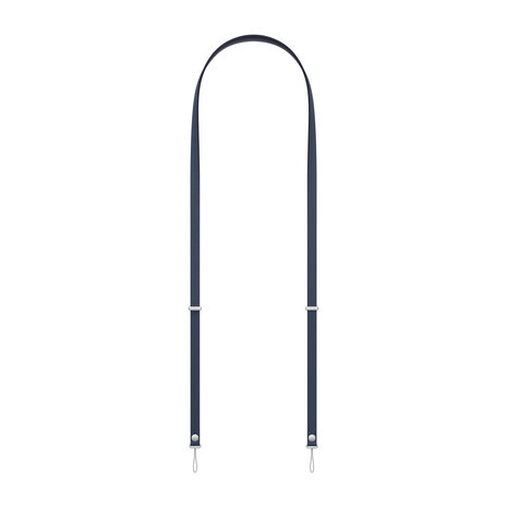 Coverzs iPhone 17 Woven MagSafe hoesje met telefoonkoord (blauw)