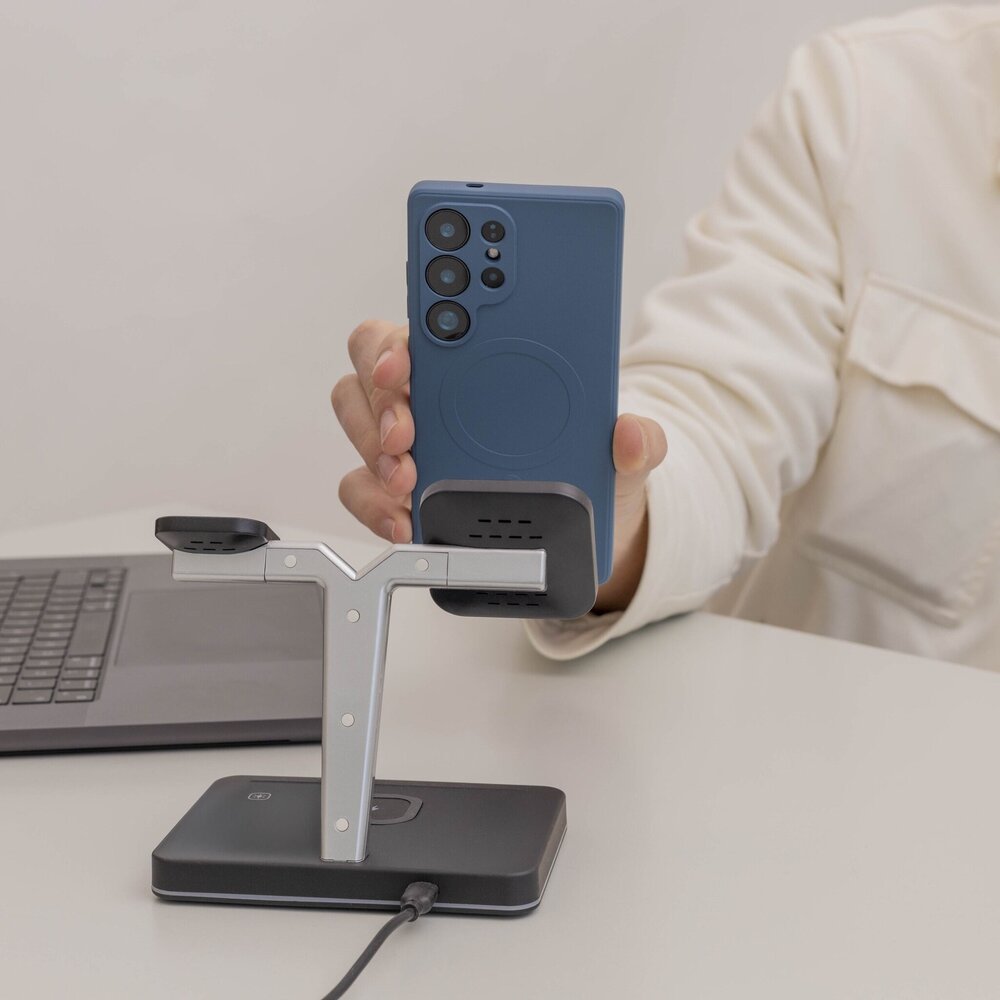 ShieldCase® ShieldCase Samsung Galaxy S26 Ultra siliconen MagSafe back cover (donkerblauw)