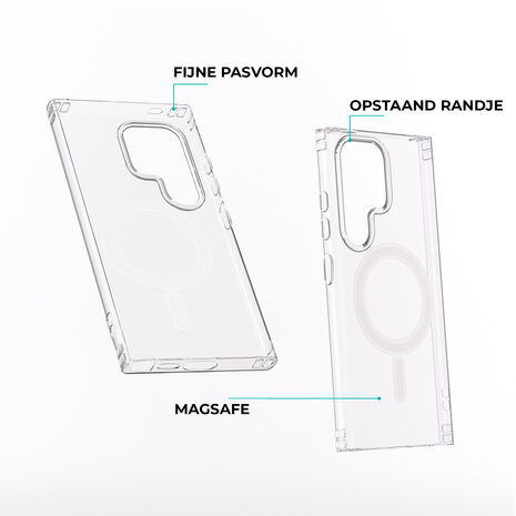 ShieldCase® ShieldCase Samsung Galaxy S26 Ultra MagSafe hoesje (transparant)