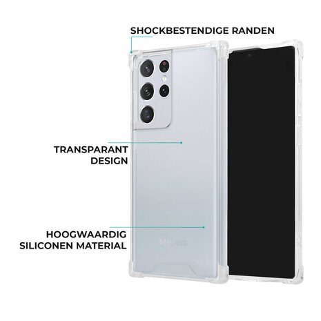 ShieldCase® Shieldcase Shock case Samsung  Galaxy S26 Ultra (transparant)