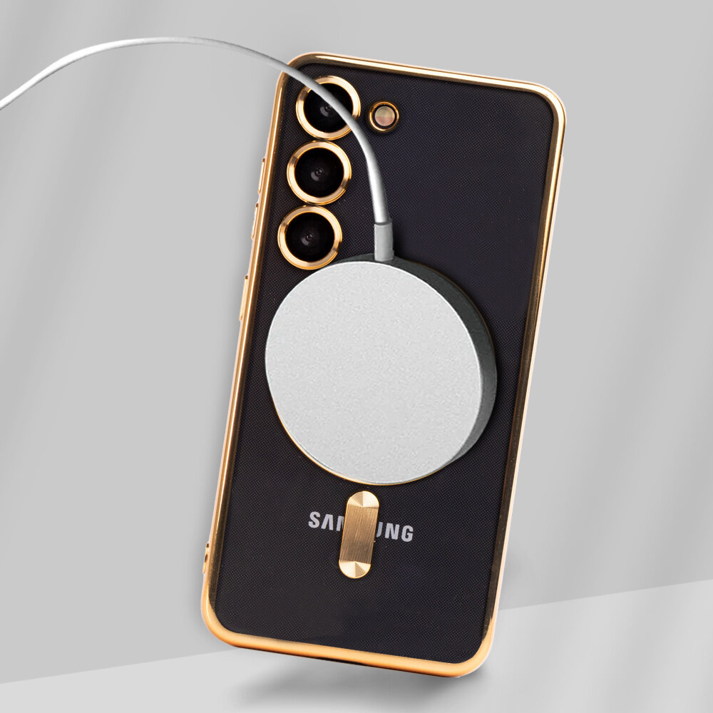 ShieldCase® ShieldCase Samsung Galaxy S26 Plus hoesje met camera cover (goud)