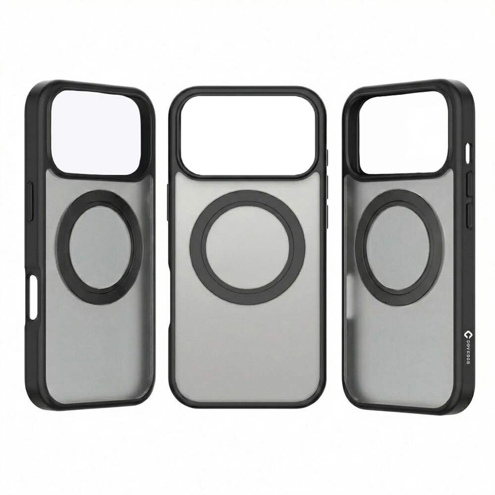 Coverzs Coverzs iPhone 17 Pro Max Standing MagSafe case (zwart)